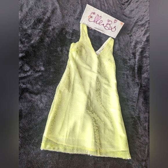 a new day Dresses & Skirts - NWOT A New Day Neon Sequin Dress S